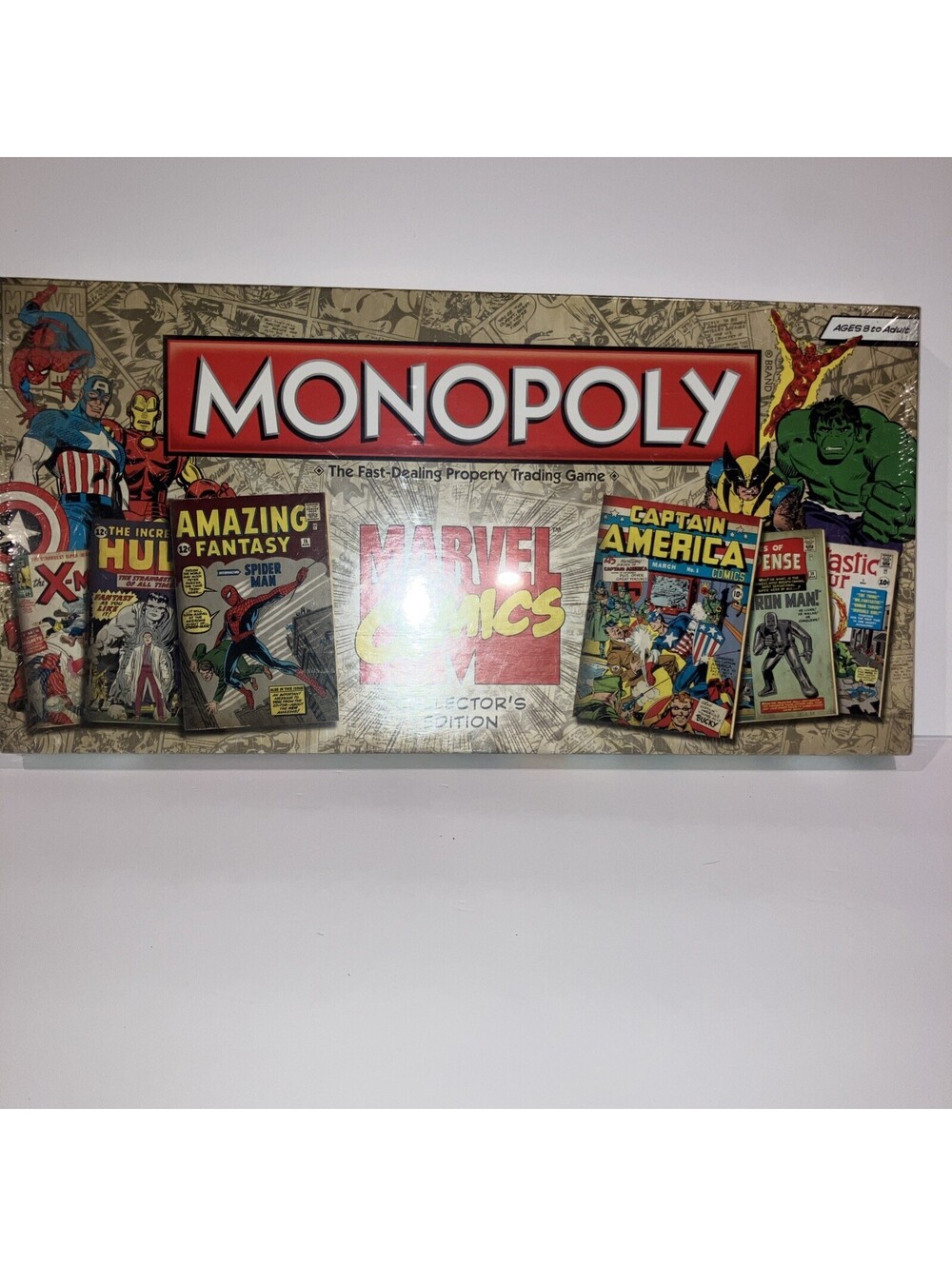 MONOPOLY 2012 MARVEL COMICS Collector’s Edition Board Game NEW Factory Sealed